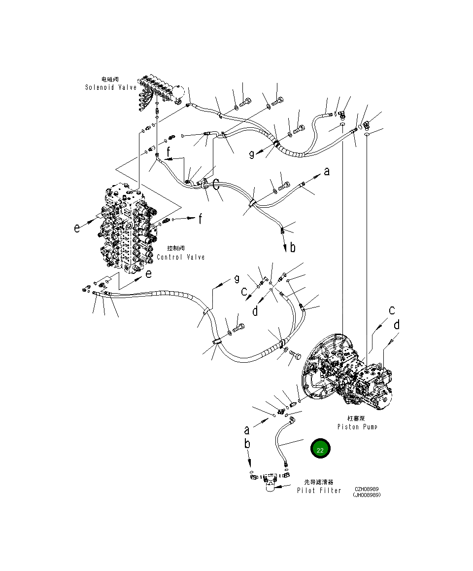 Шланг 02775-003A5 Komatsu