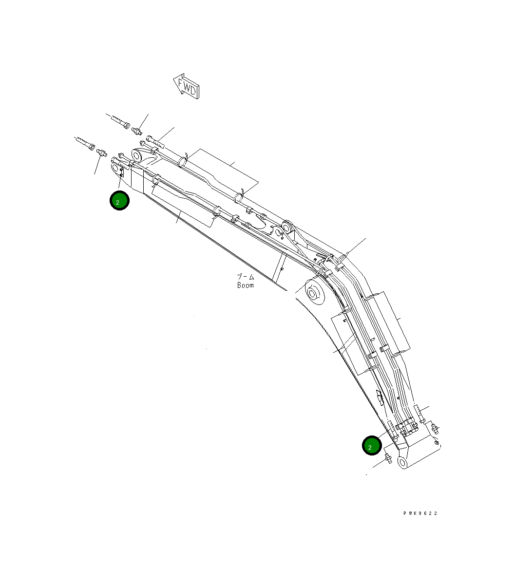 Шланг 20G-62-K8361 Komatsu