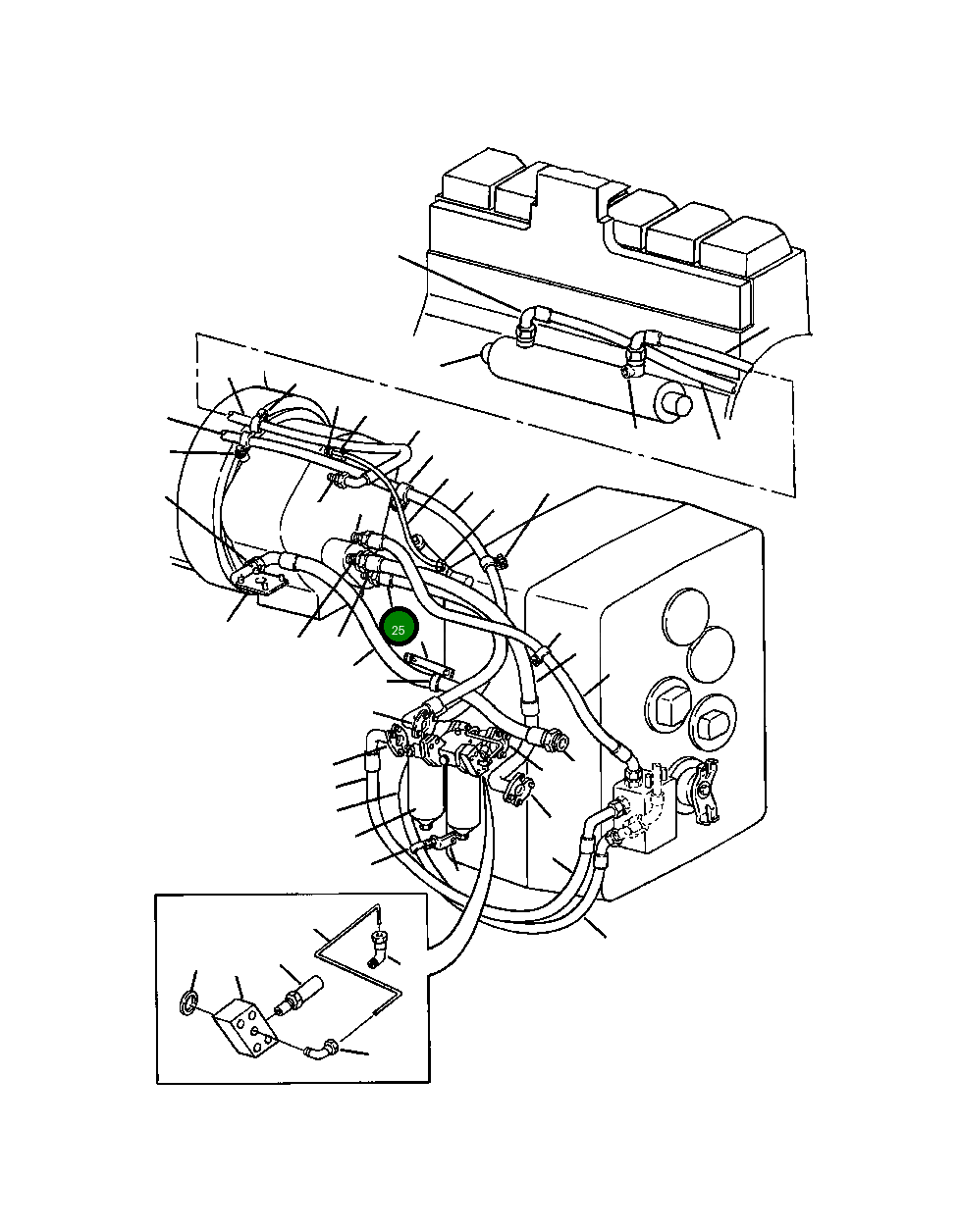 Шланг 1133 729 C1 Komatsu