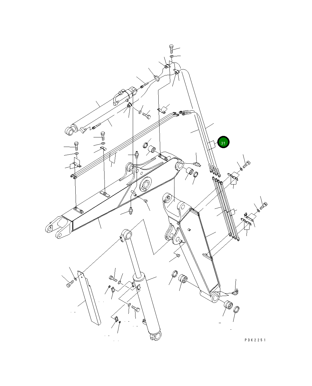 Шланг 20S-62-82370 Komatsu