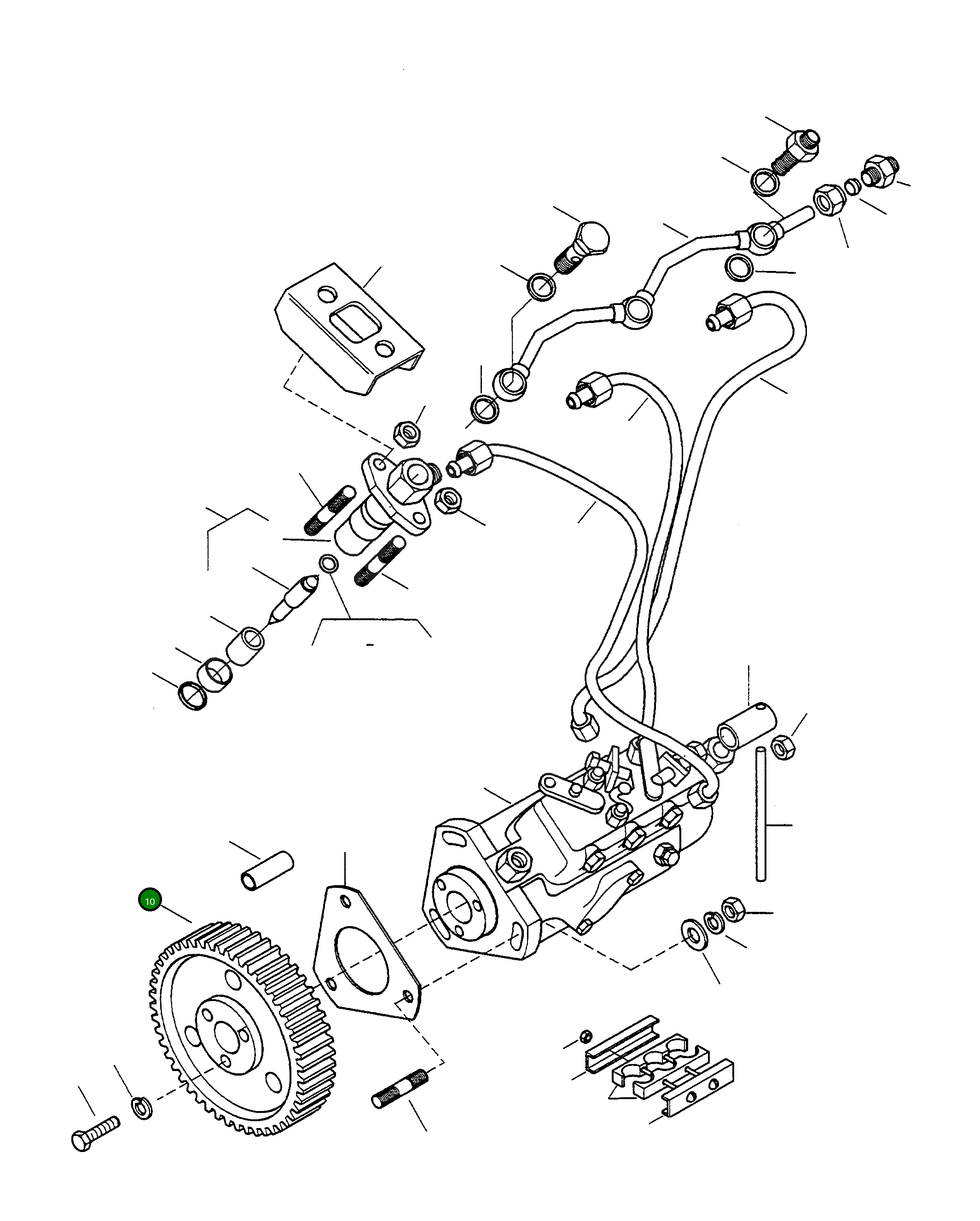 Шестерня 4917237M1 Komatsu