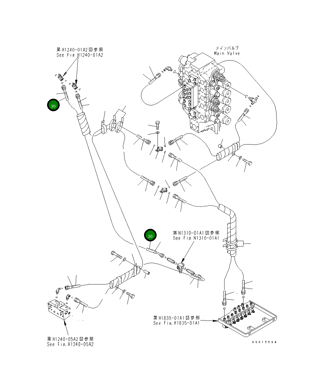 Шланг 02761-00334 Komatsu