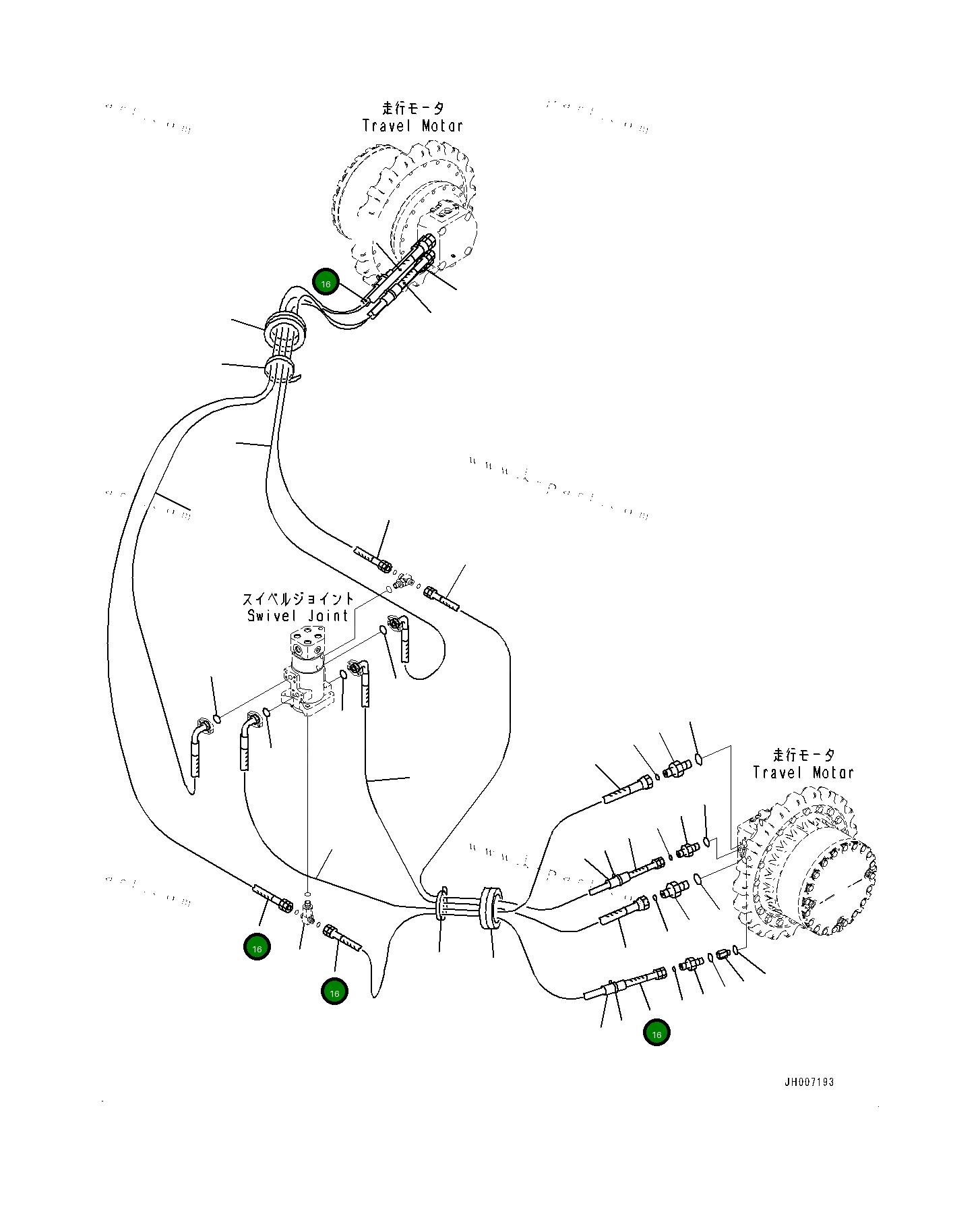 Шланг 0277400419 Komatsu