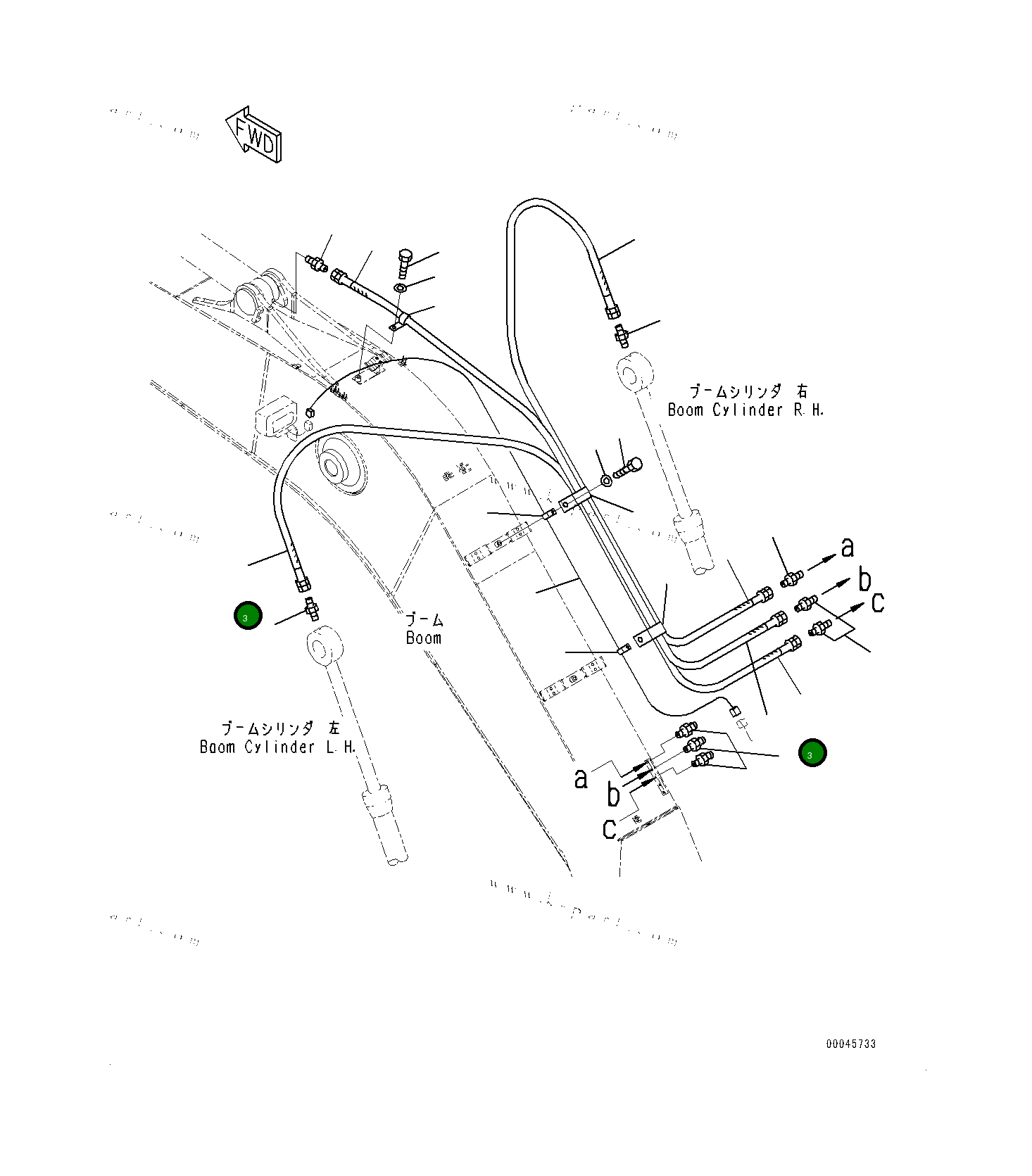 Шланг 20Y7031330 Komatsu