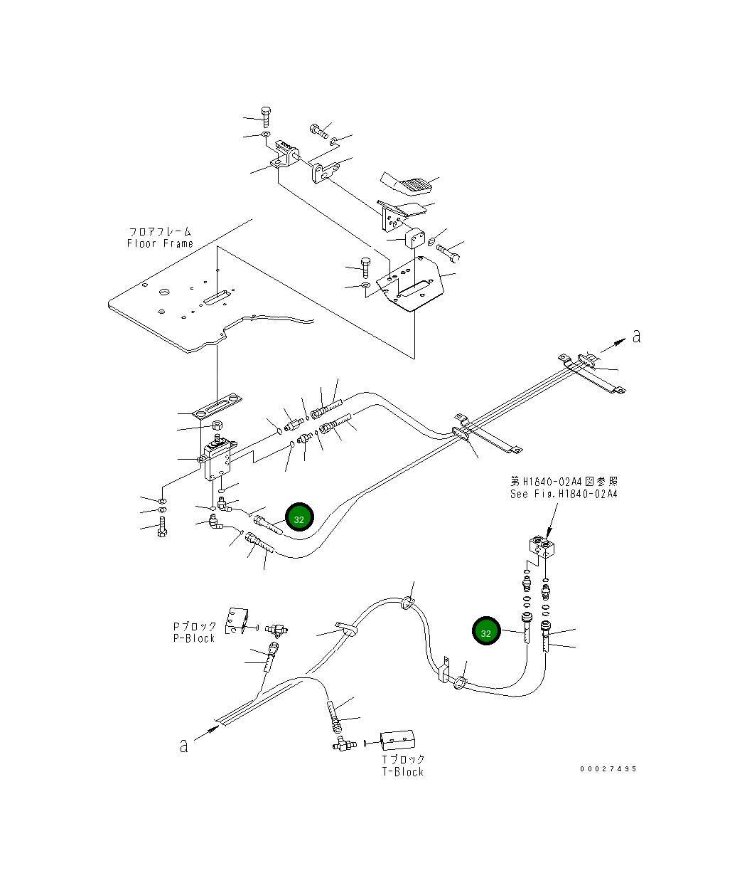 Шланг 208-62-74320 Komatsu