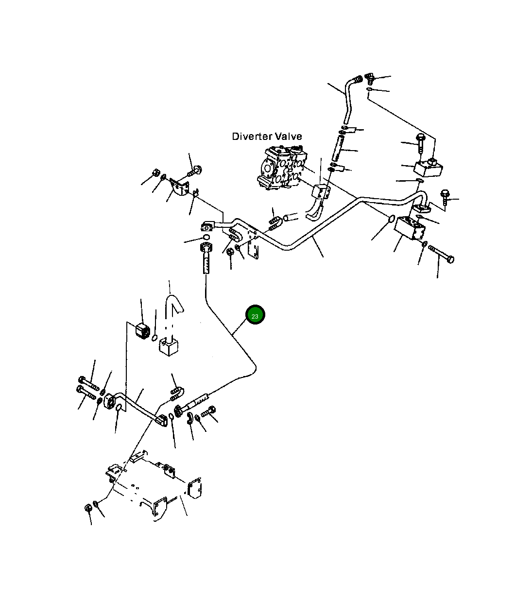 Шланг 07089-00612 Komatsu