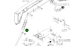Шланг 07631-40332 Komatsu