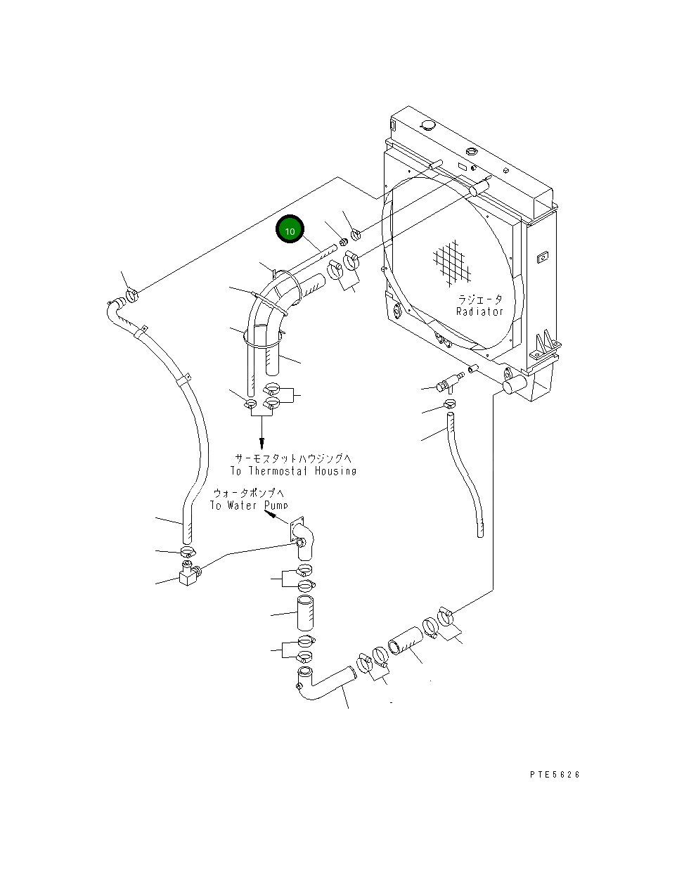 Шланг 09483-00309 Komatsu