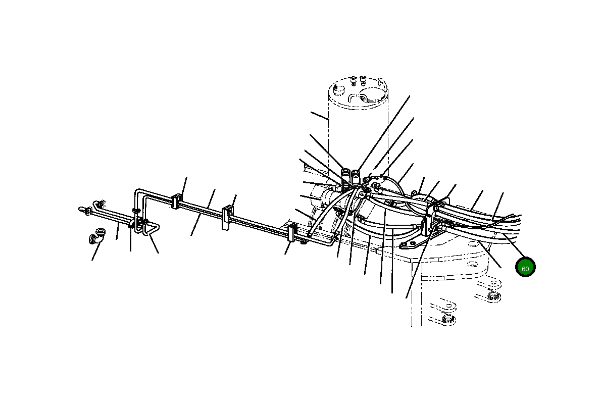 Шланг 1134 856 C1 Komatsu