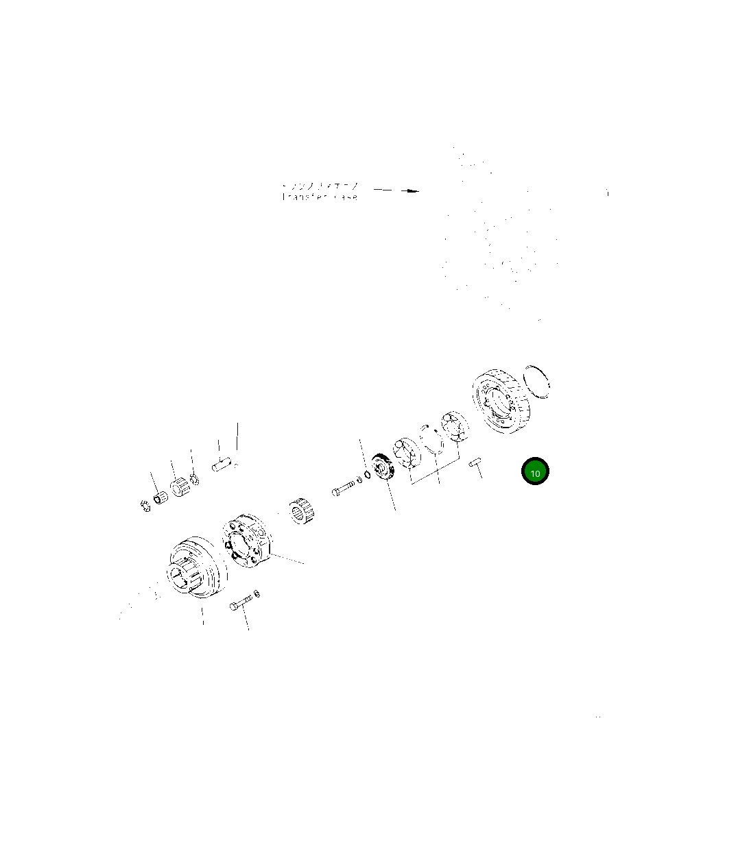 Шестерня 419-17-53210 Komatsu