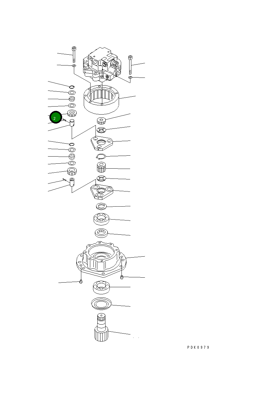 Шестерня 20S-26-81121 Komatsu