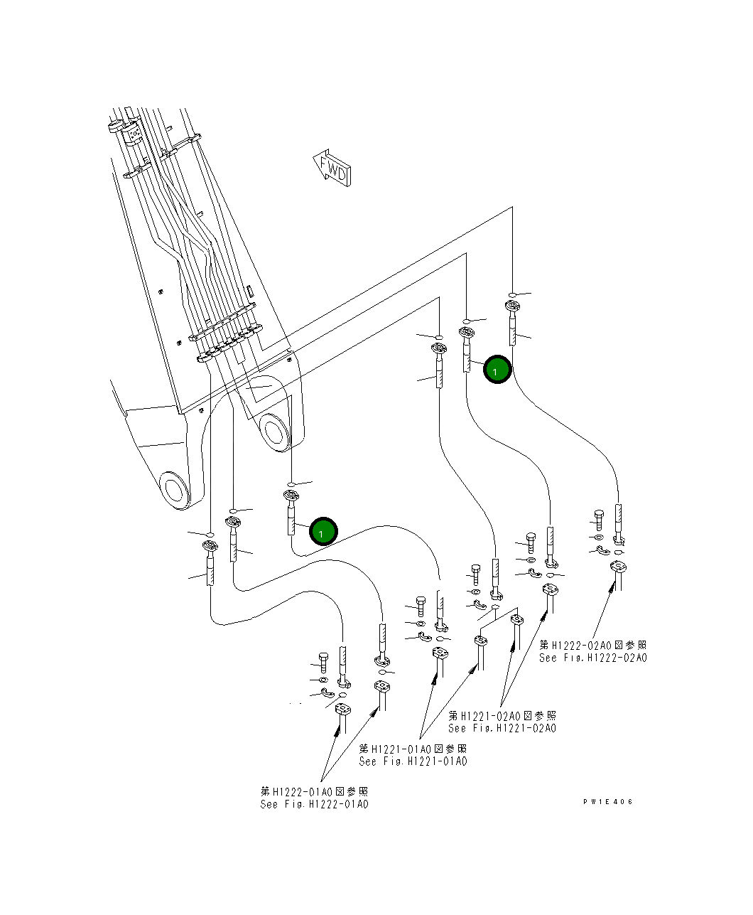 Шланг 07099-01418 Komatsu