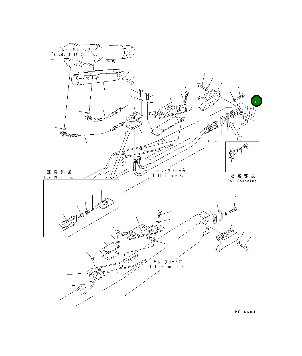 Шланг 195-71-52530 Komatsu