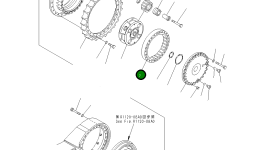 Шестерня 209-27-71181 Komatsu