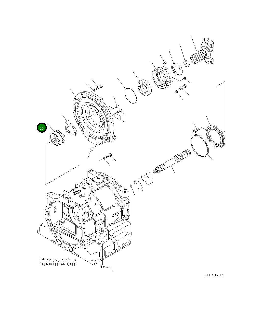 Шестерня 566-15-83410 Komatsu