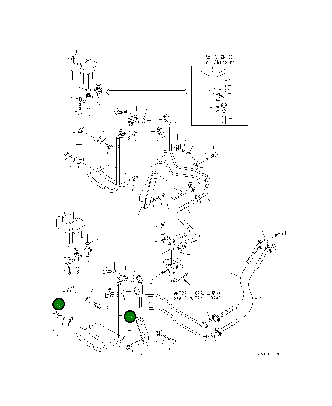 Шланг 07114-00517 Komatsu