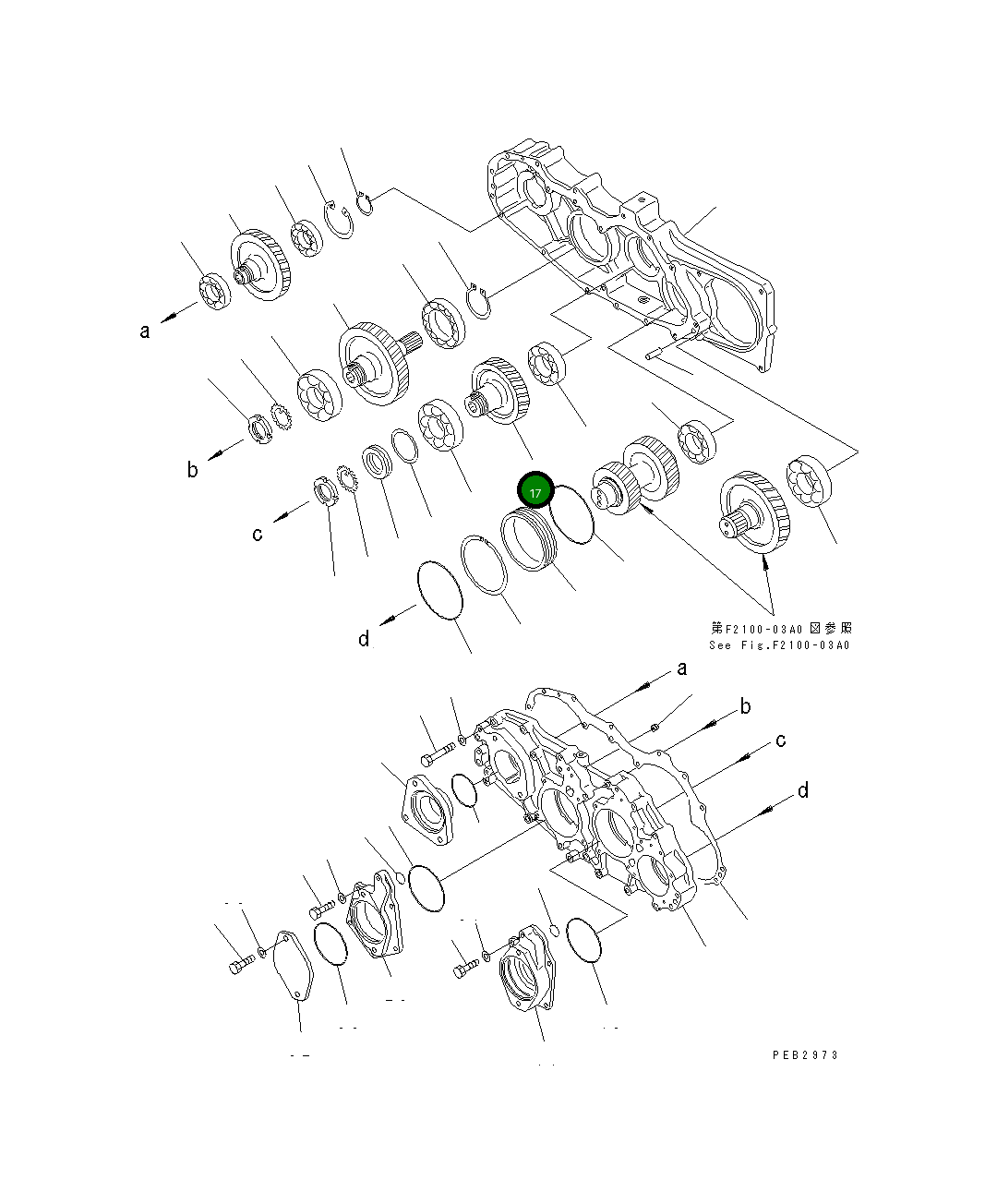 Шестерня 156-38-11141 Komatsu