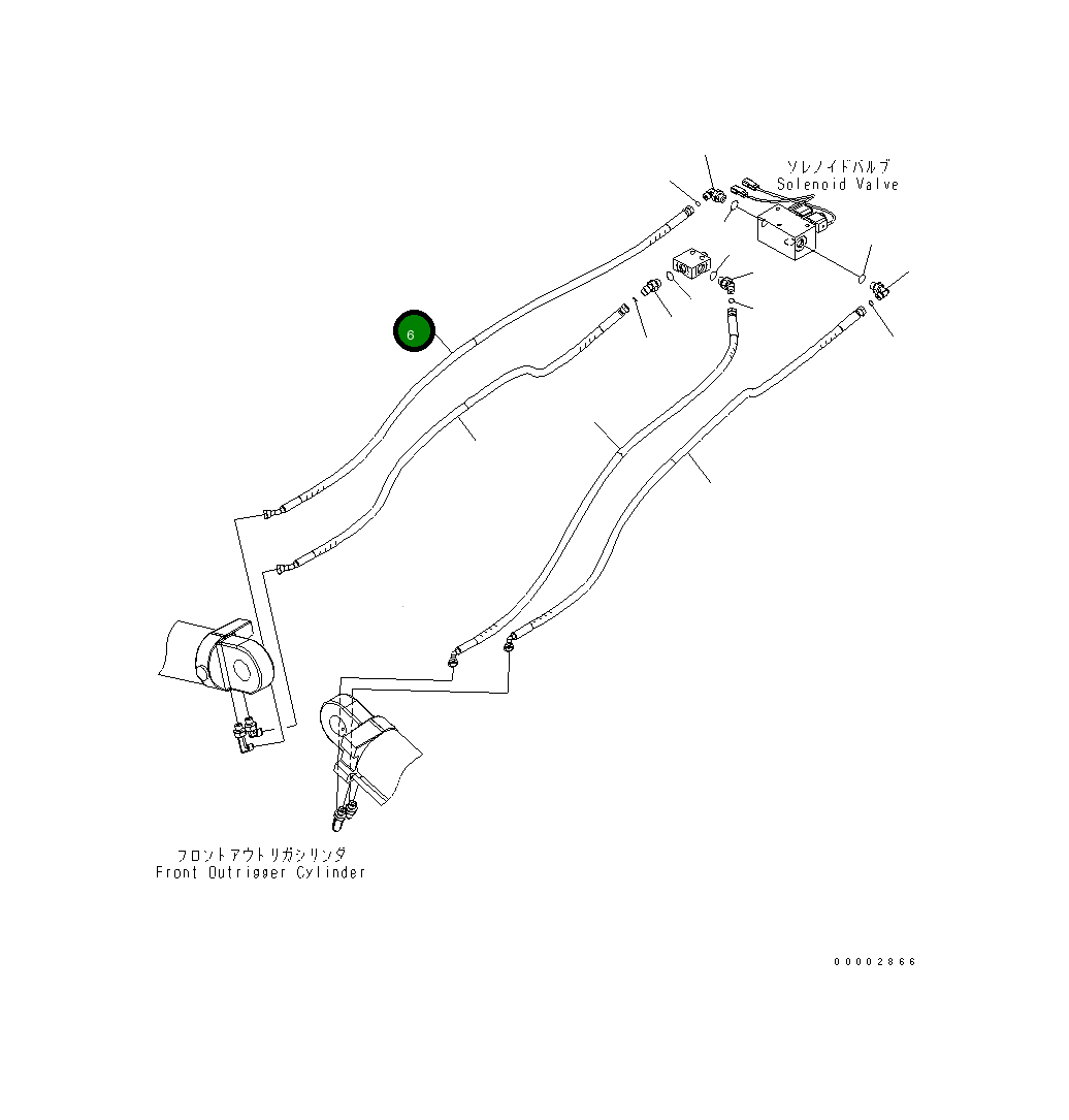 Шланг 20K-62-34311 Komatsu