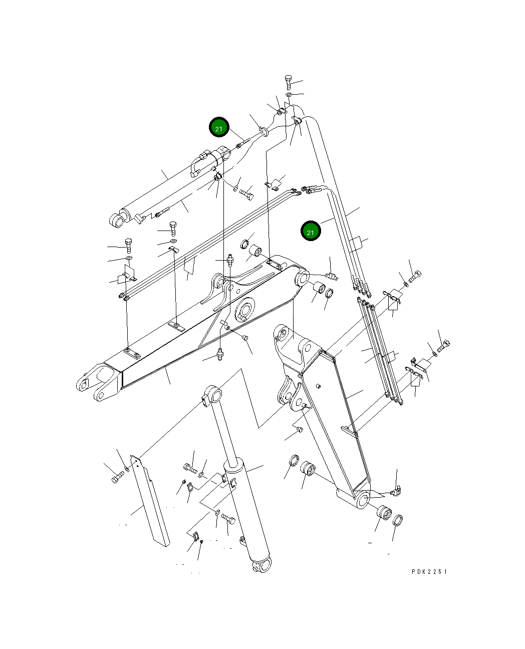Шланг 20T-62-82440 Komatsu