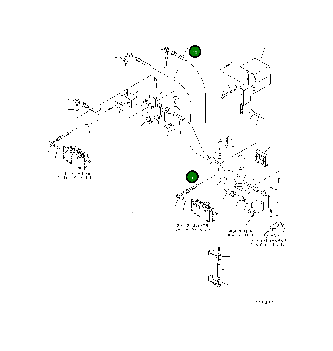 Шланг 07121-40213 Komatsu