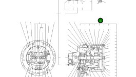 Шестерня YM172423-73320 Komatsu
