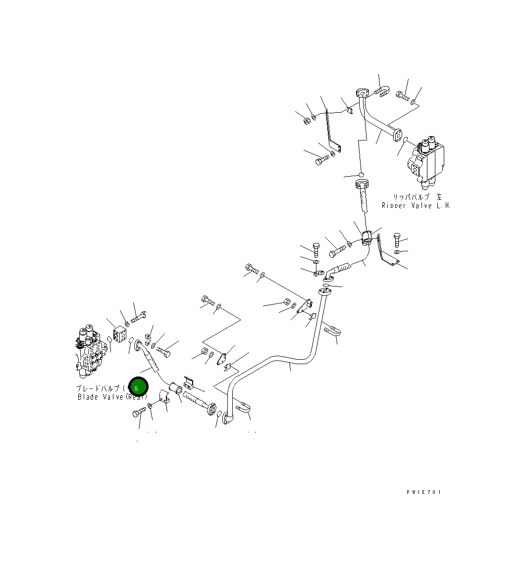 Шланг 07097-01413 Komatsu
