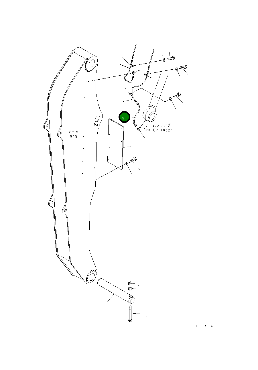 Шланг 207-70-84450 Komatsu