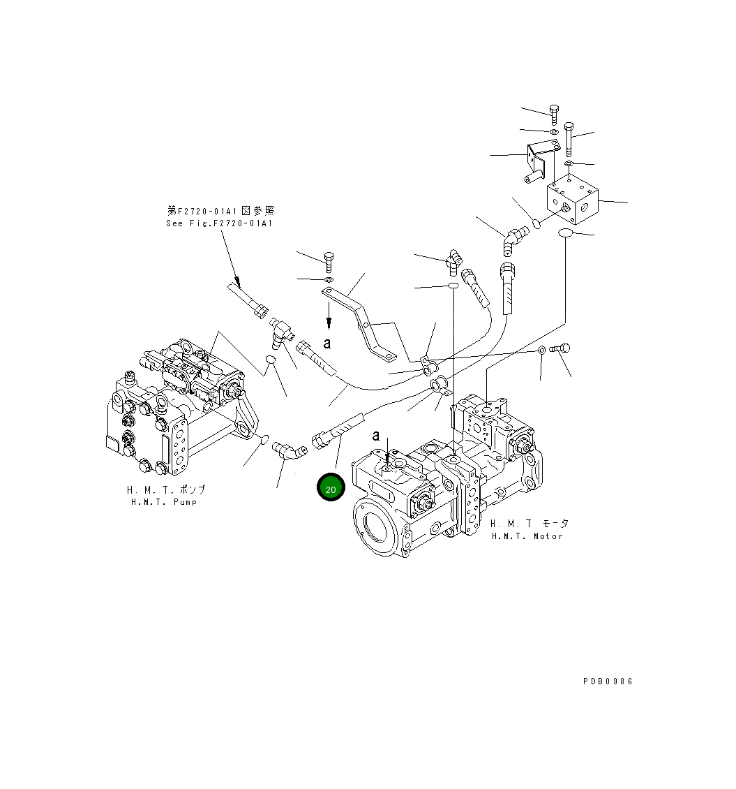 Шланг 17A-49-18331 Komatsu