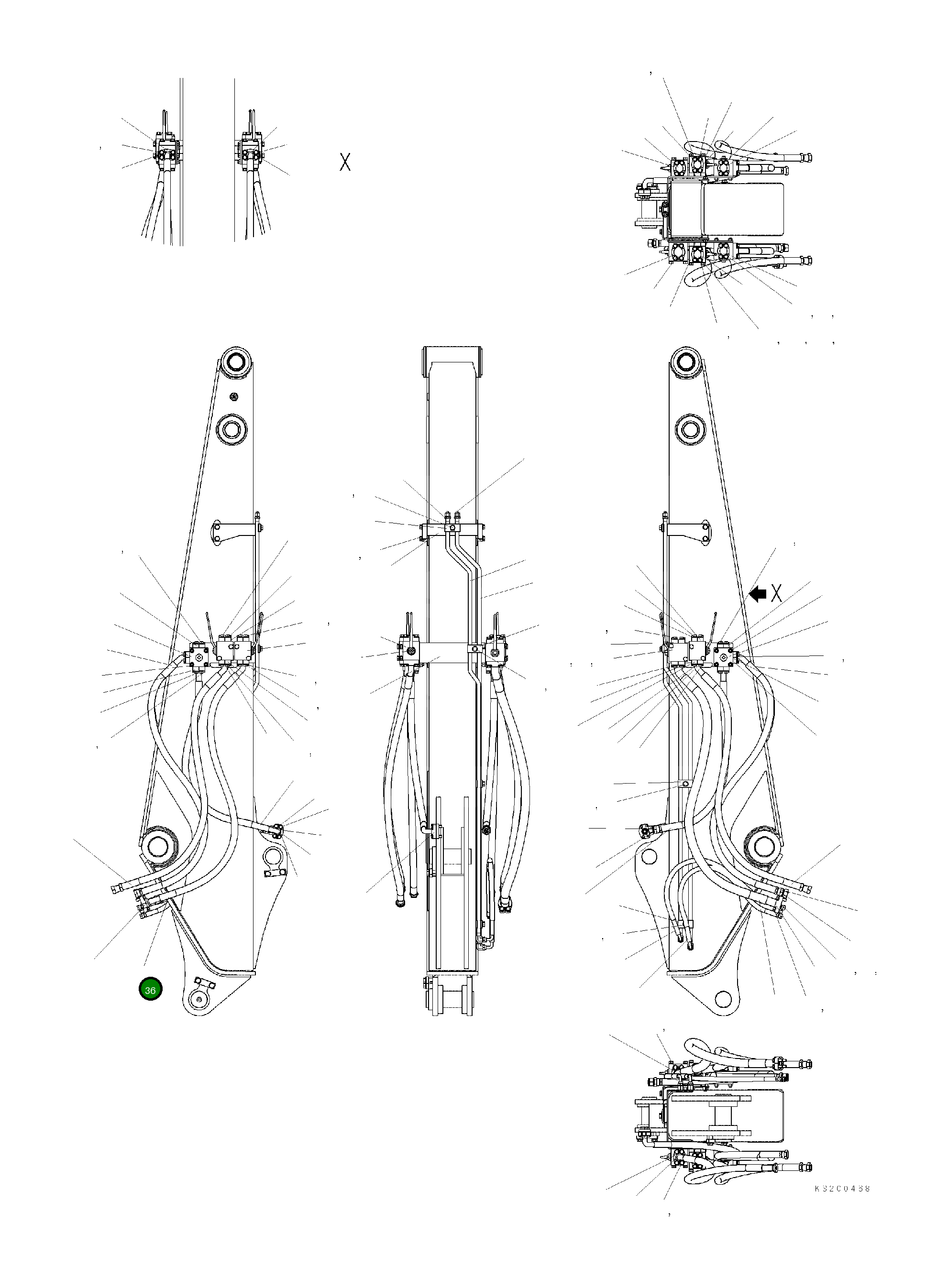 Шланг 07072-20615 Komatsu