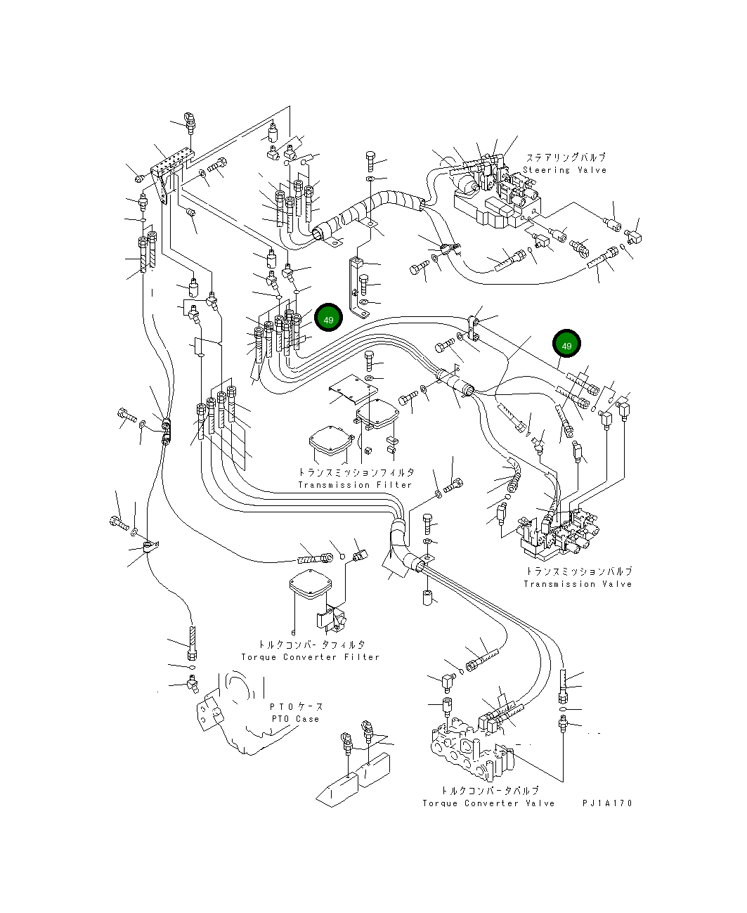 Шланг 02762-40206 Komatsu