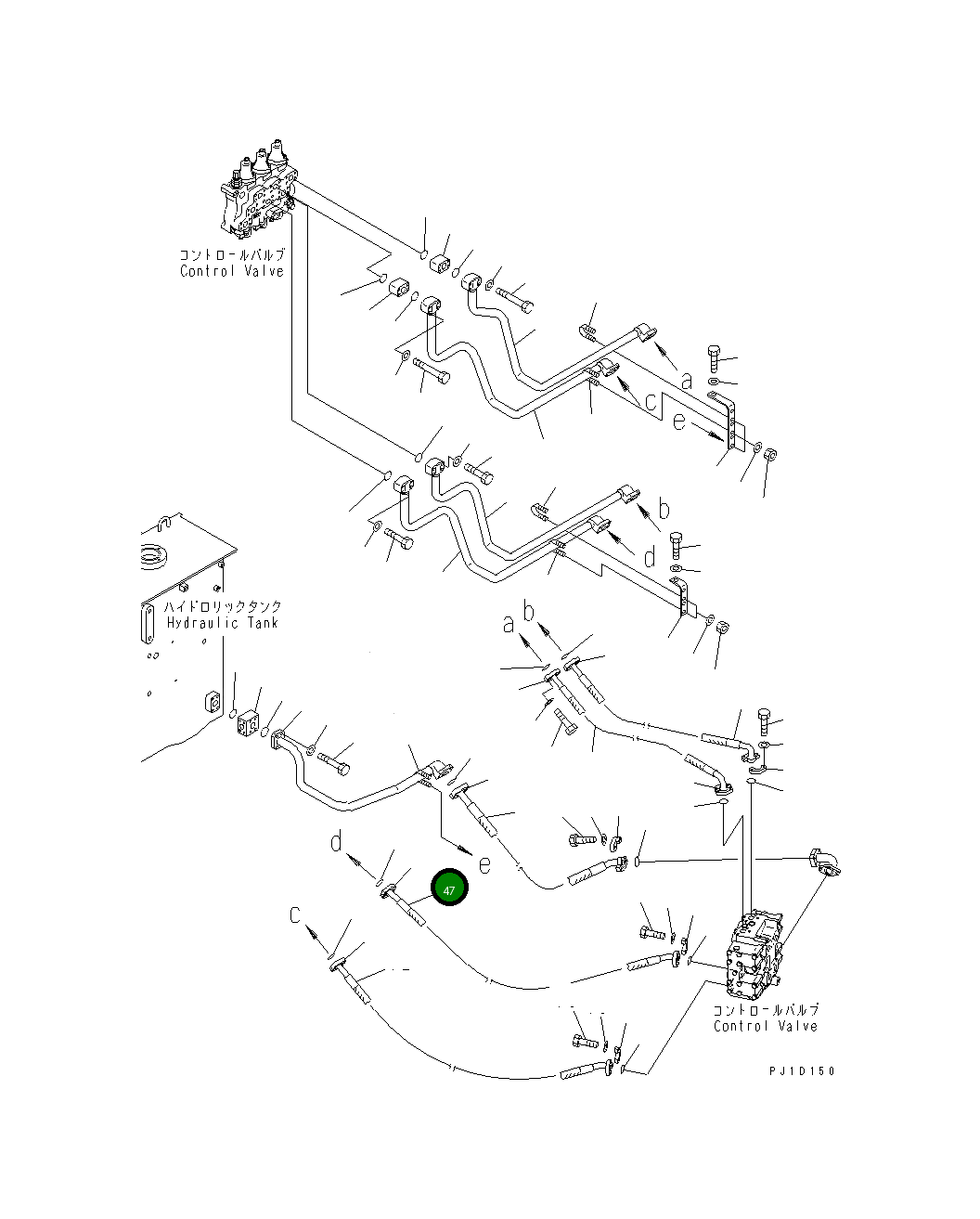 Шланг 07122-01011 Komatsu