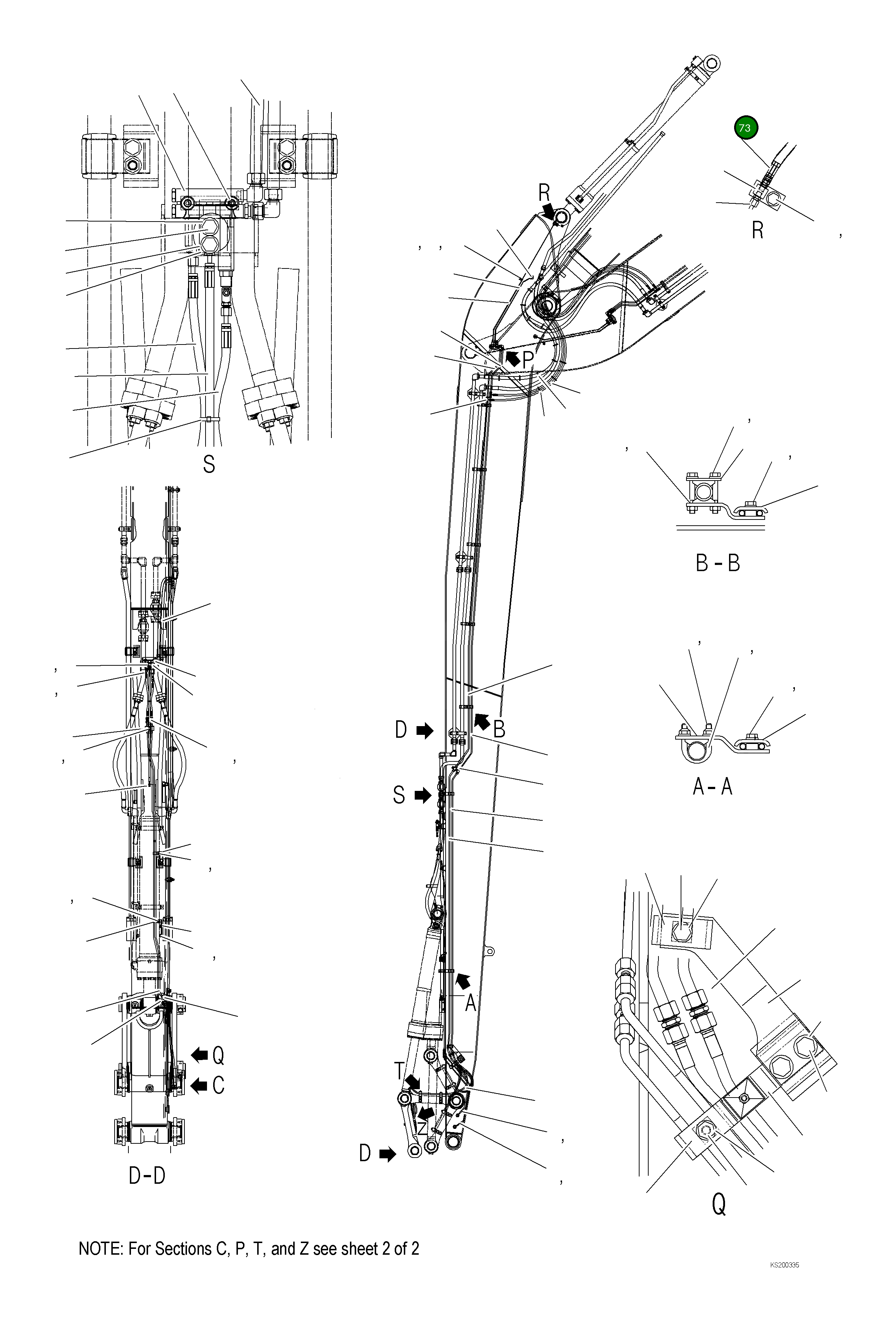 Шланг 208-70-K3272 Komatsu