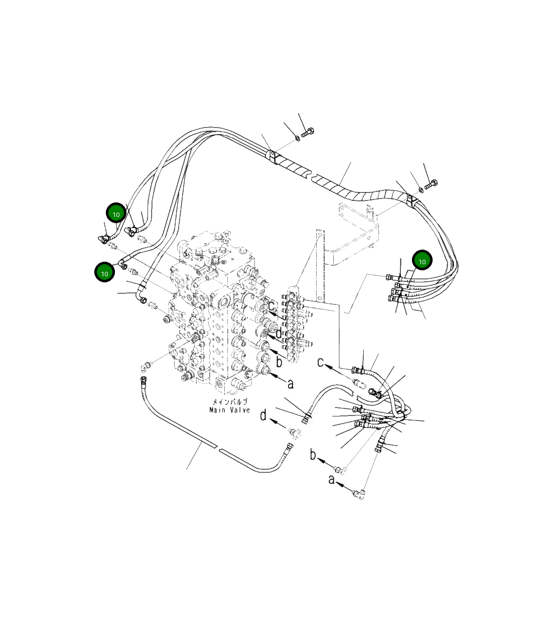Шланг 02741-00214 Komatsu