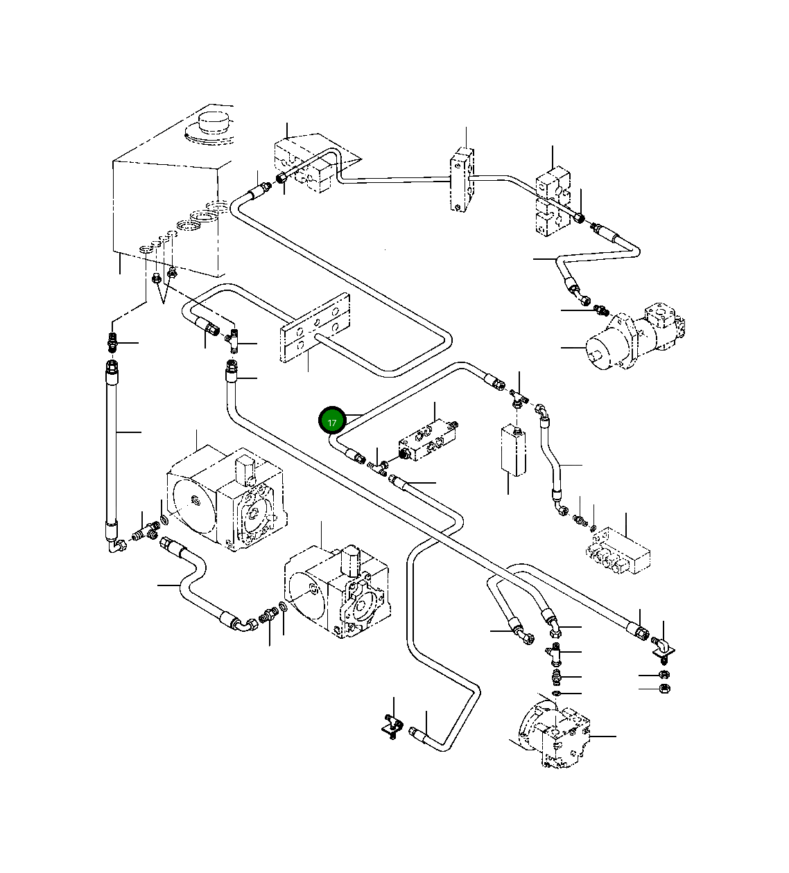 Шланг 1286 863 H1 Komatsu