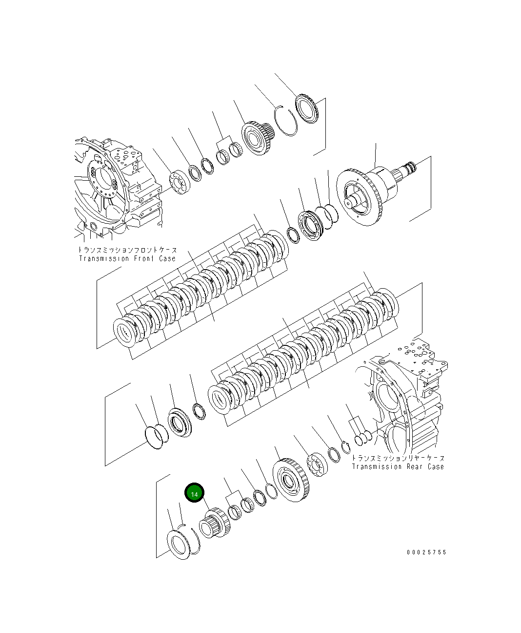 Шестерня 23C-15-52430 Komatsu