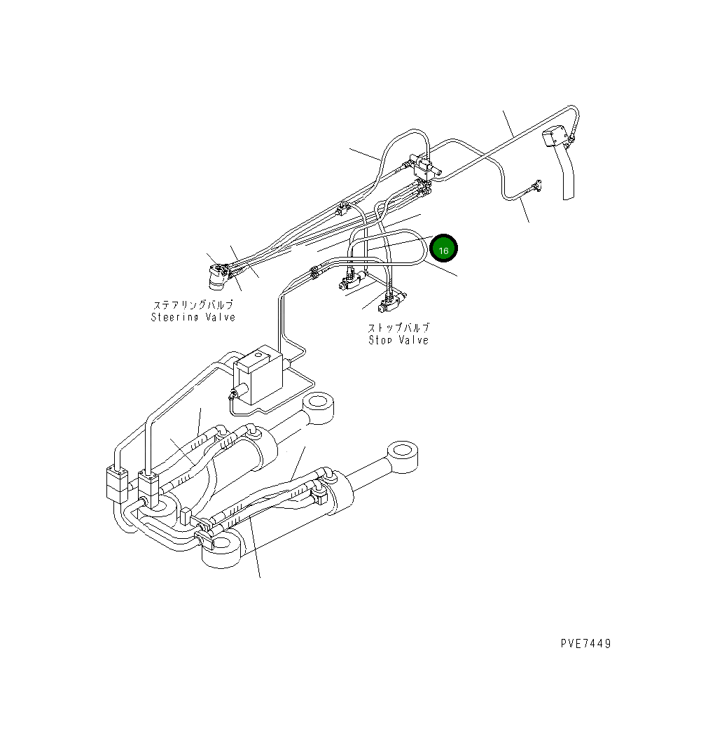 Шланг 07102-20945 Komatsu