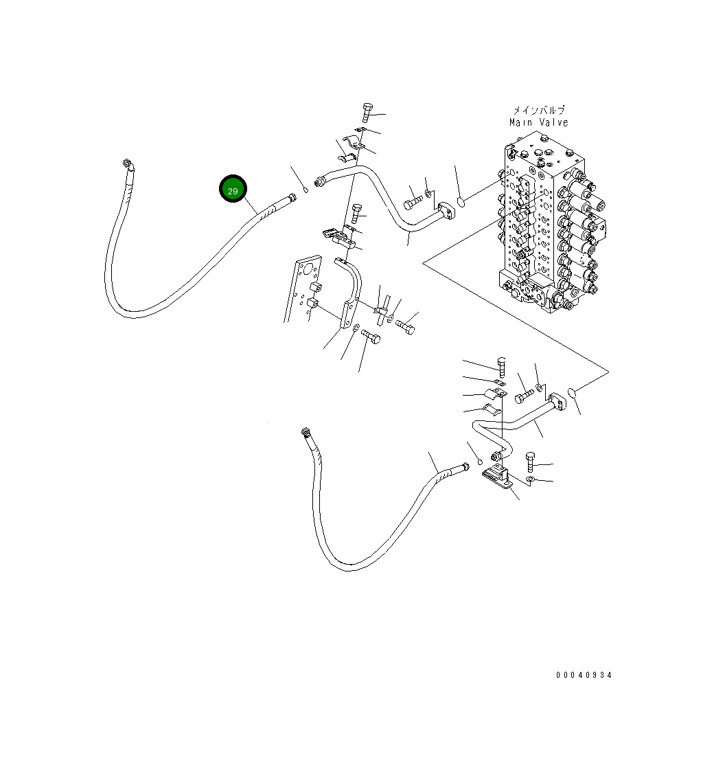 Шланг 02779-20418 Komatsu