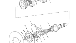 Шестерня MI3183183 Komatsu
