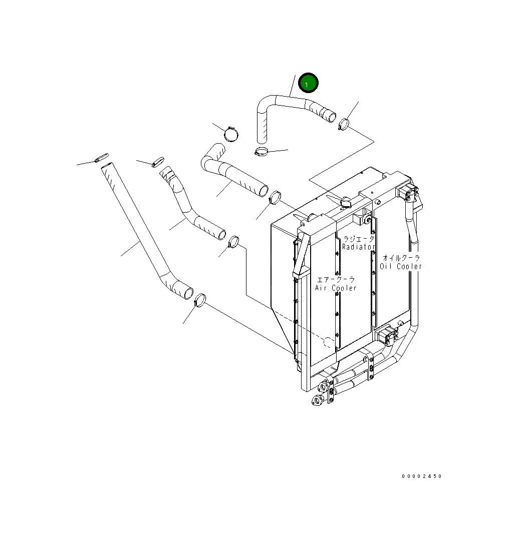Шланг 20K-03-32110 Komatsu