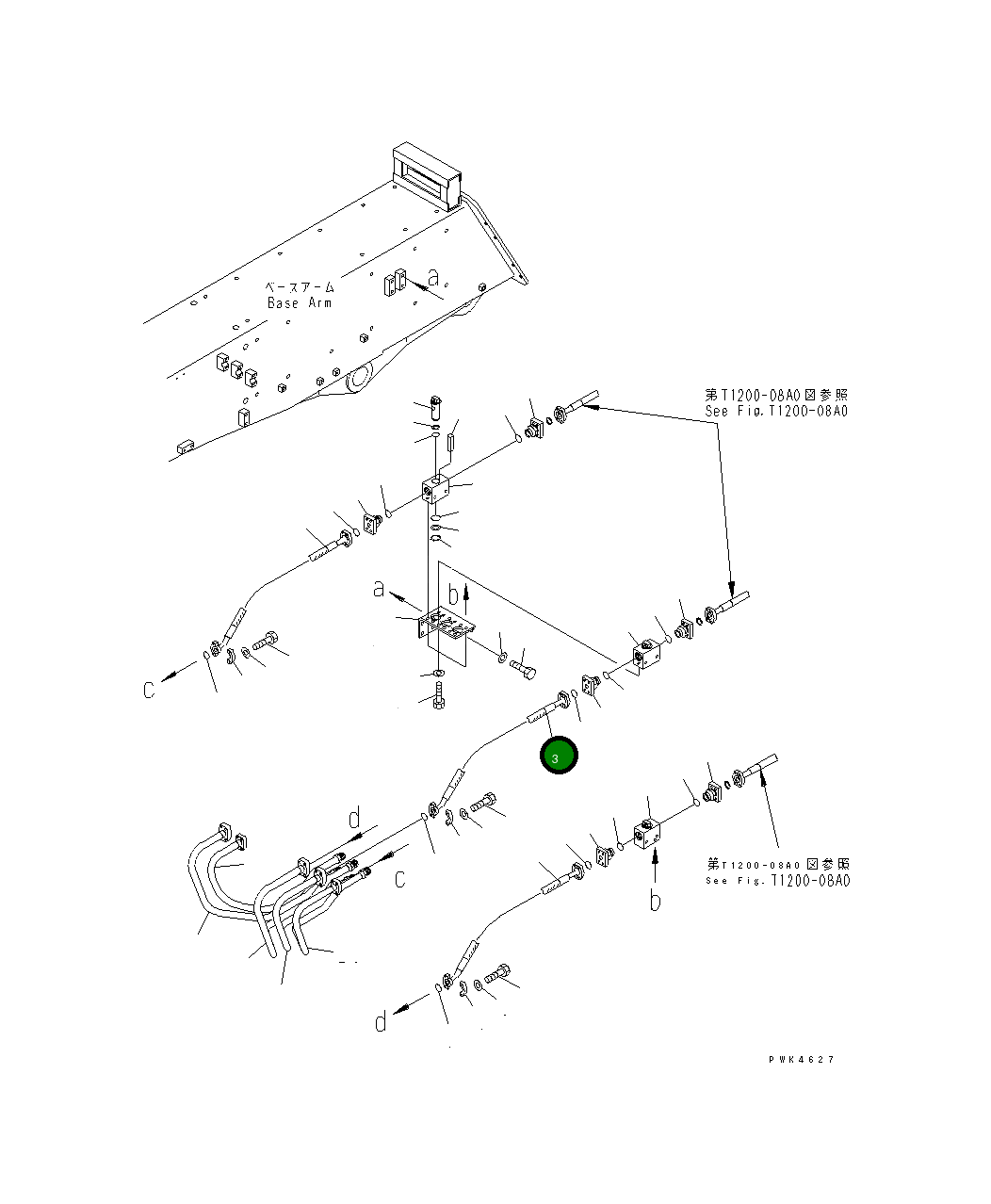 Шланг 07097-00506 Komatsu