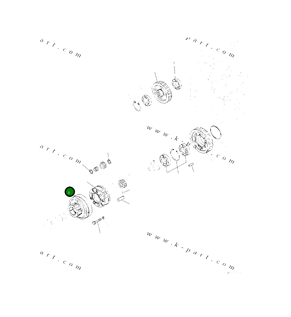 Шестерня 418-17-52610 Komatsu