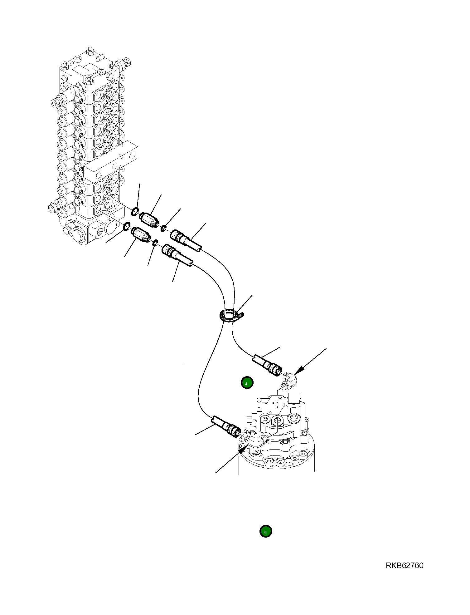 Шланг 02767-004A6 Komatsu