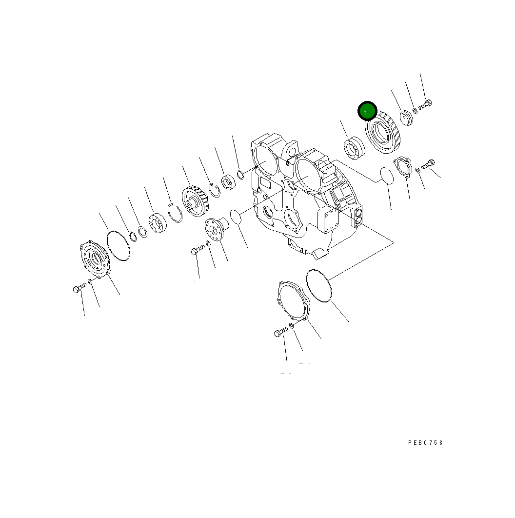 Шестерня 17A-13-24220 Komatsu