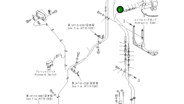 Шланг 07627-00306 Komatsu