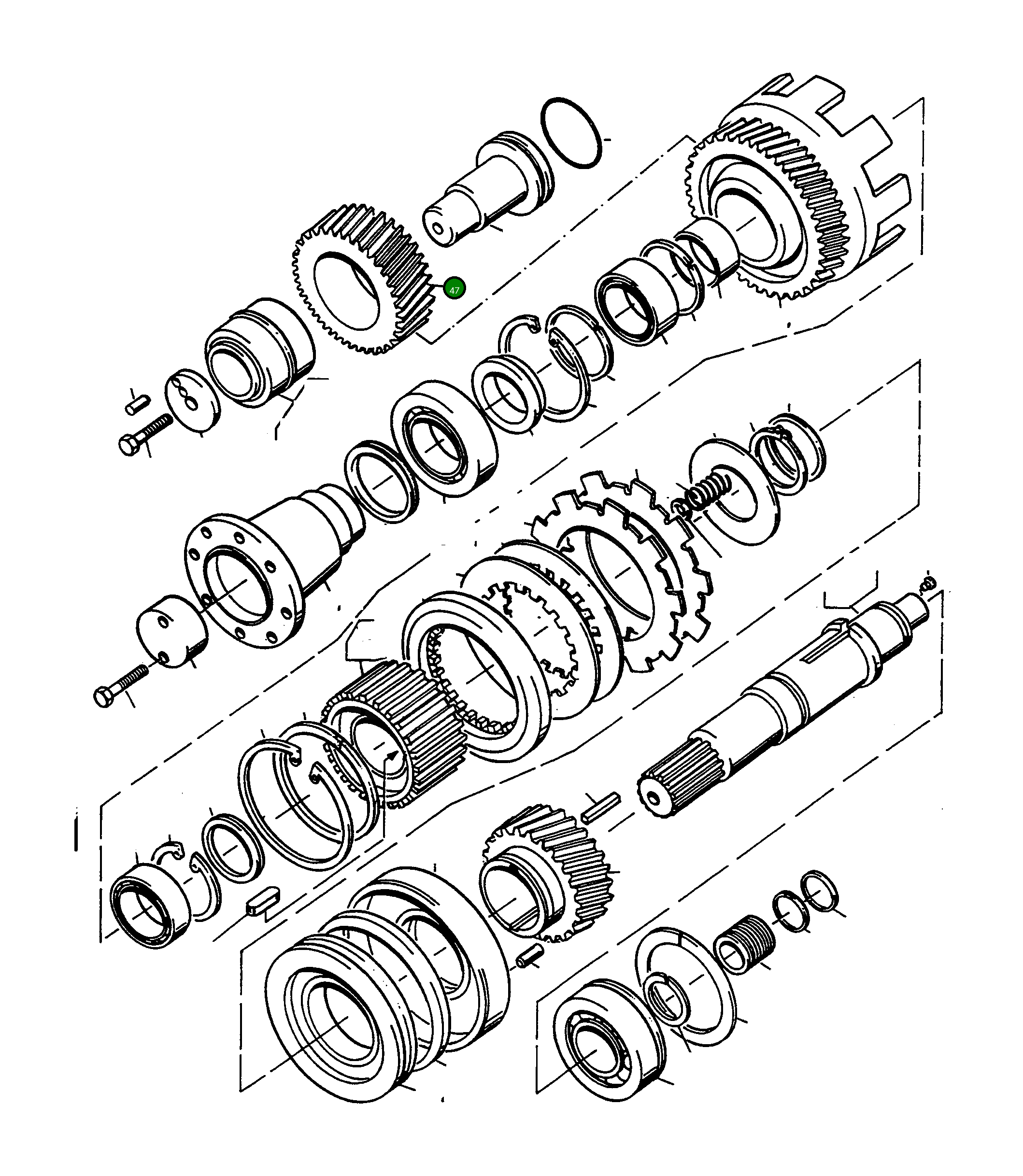 Шестерня 2964906M1 Komatsu