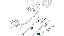 Шланг 207-62-U1180 Komatsu