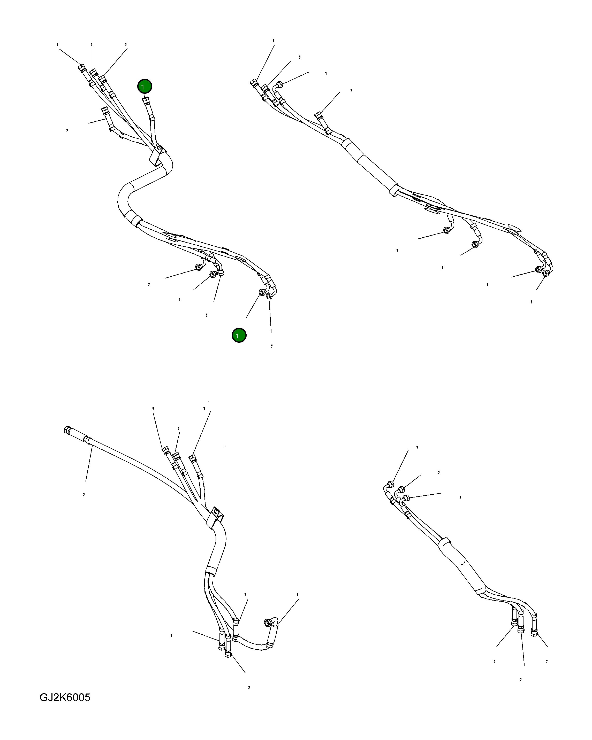 Шланг 20G-62-34890 Komatsu