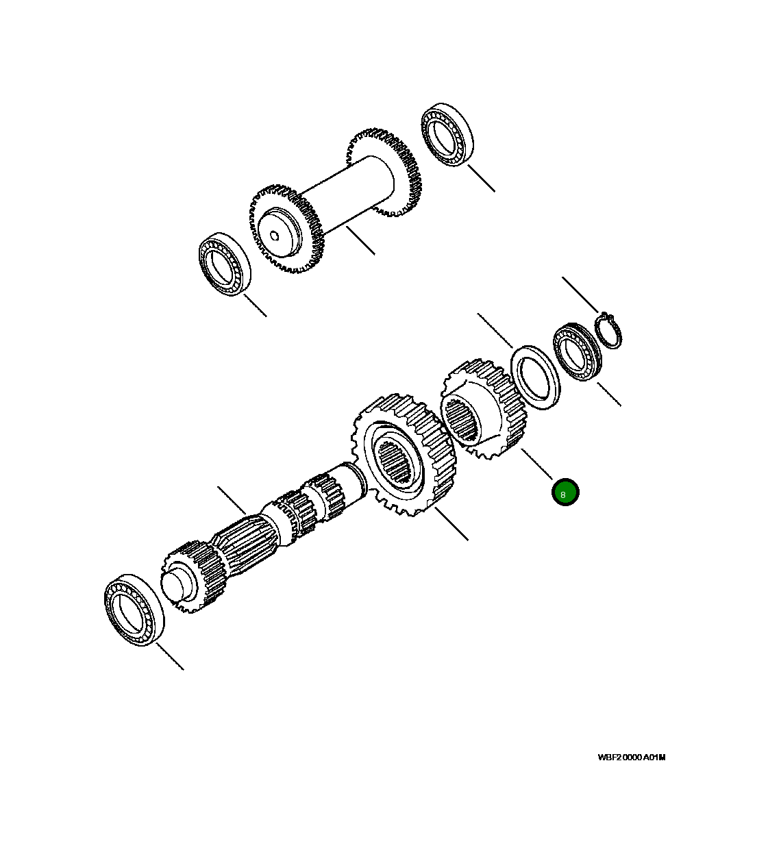 Шестерня CA0131133 Komatsu