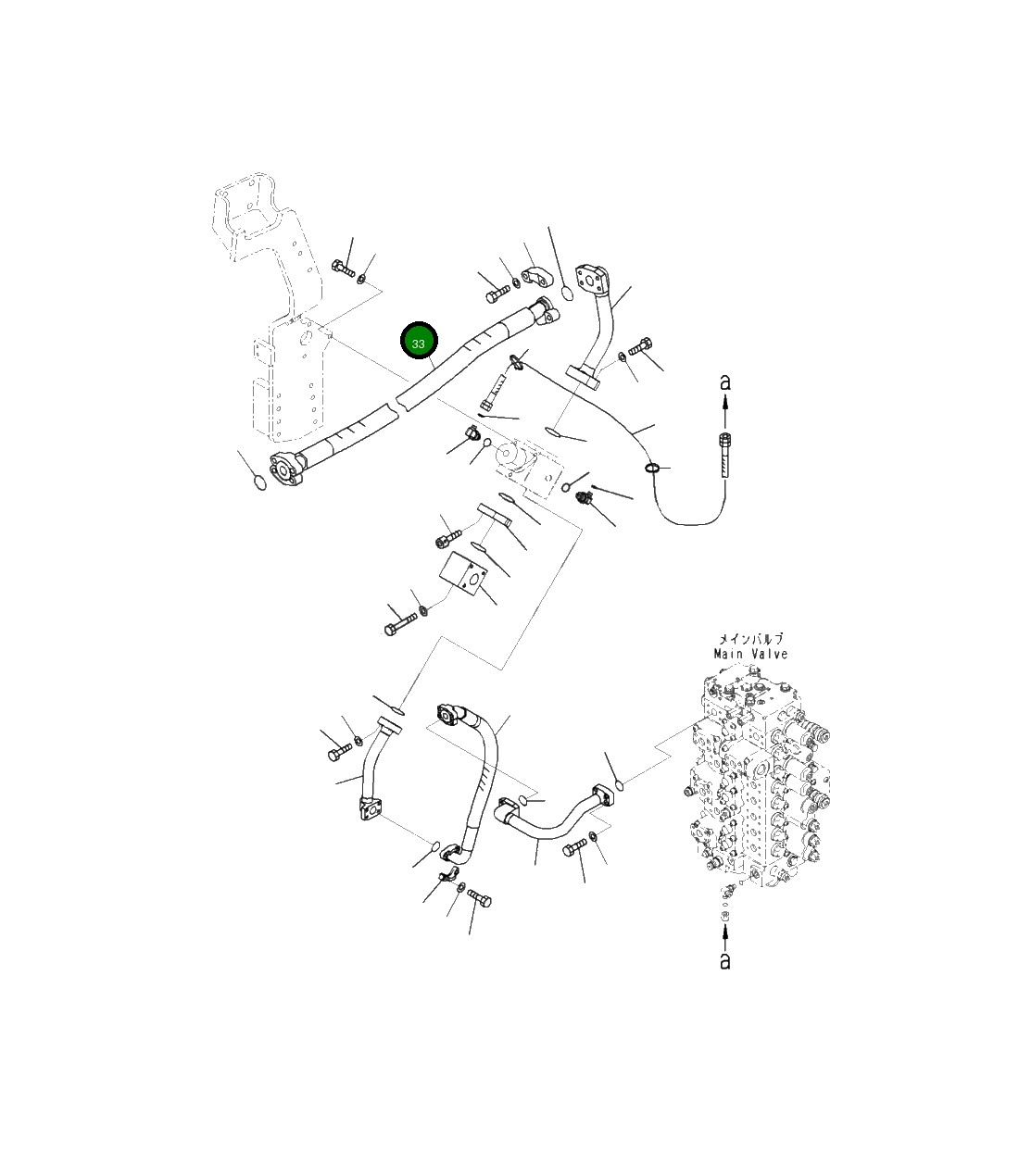 Шланг 207-62-42360 Komatsu