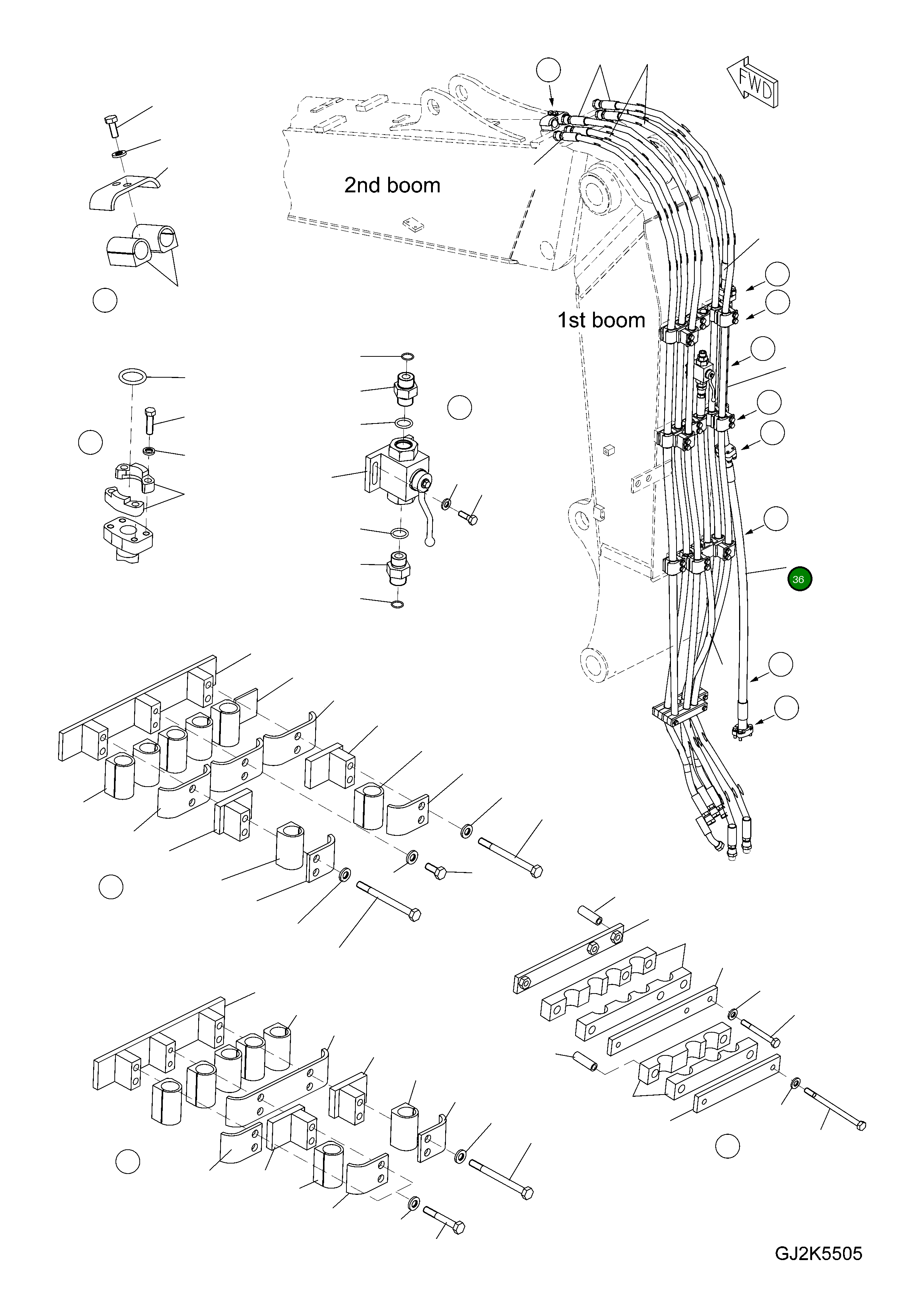 Шланг 20E-966-3160 Komatsu